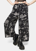 Trinity Moon Print Pull On Culotte