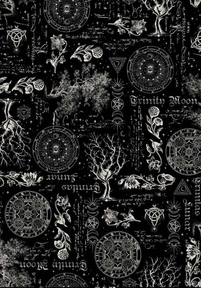 Trinity Moon Print Pull On Culotte