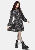 Trinity Moon Tiered Button Up Mini Shirt Dress