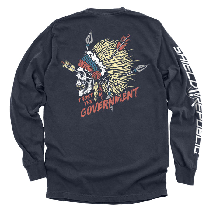 Comfort Colors Long Sleeve / True Navy / S