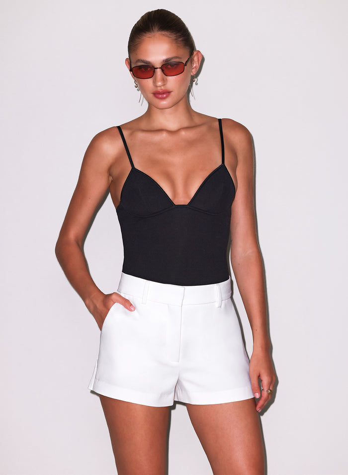Tuxedo Short-ivory-Fleur du Mal