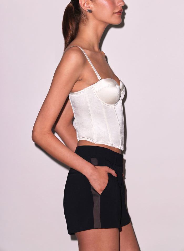 Tuxedo Short-black