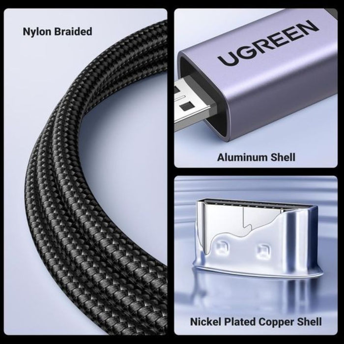 UGREEN 8K@60Hz Micro HDMI to HDMI Cable UG-15516 - 1M
