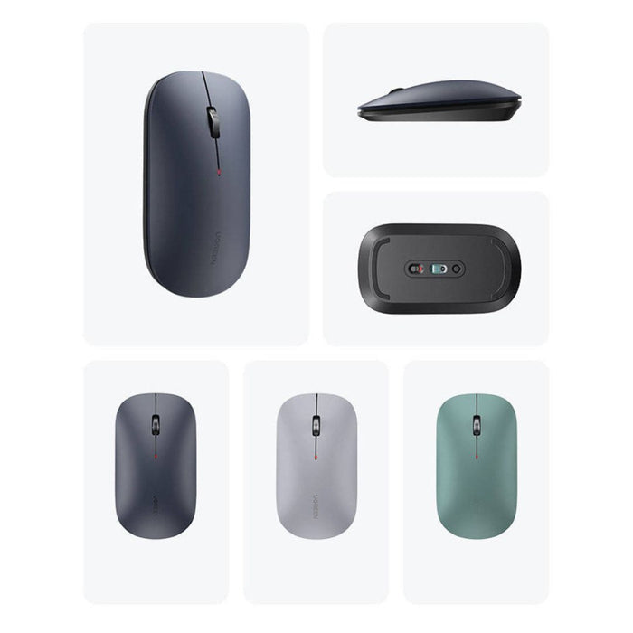 UGREEN MU001 USB Optical Wireless Mouse - Green