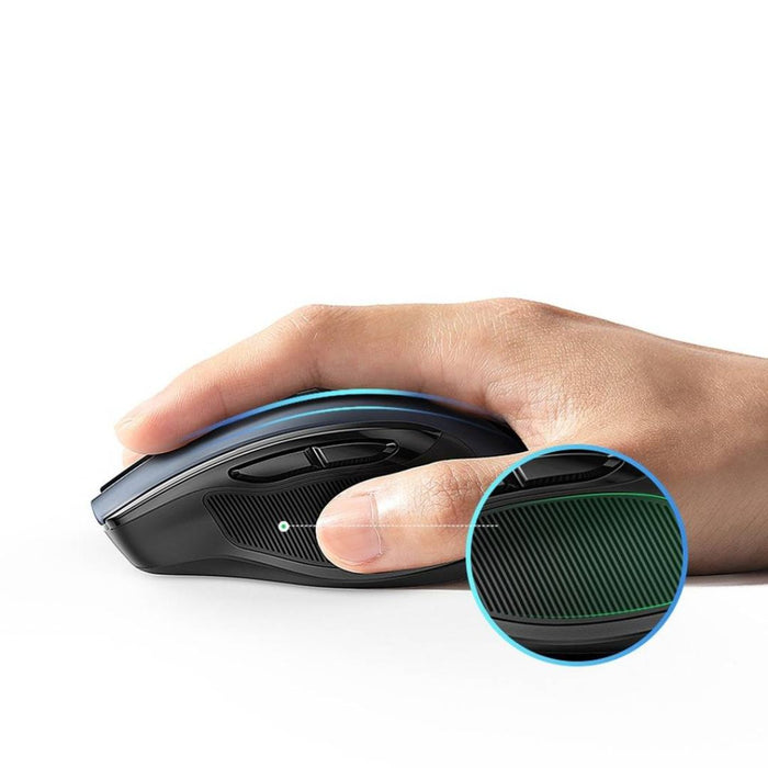 UGREEN MU006 Ergonomic Bluetooth Optical Wireless Mouse - Black
