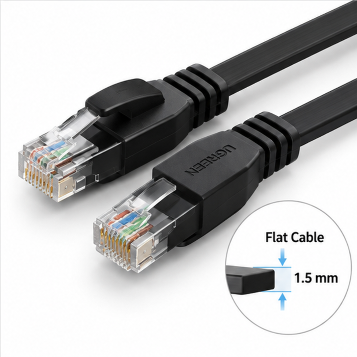 UGREEN UG-50176 Cat 6 Ethernet Cable Black 5M