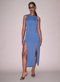 Undo Me Racer Dress-dusk blue-Fleur du Mal