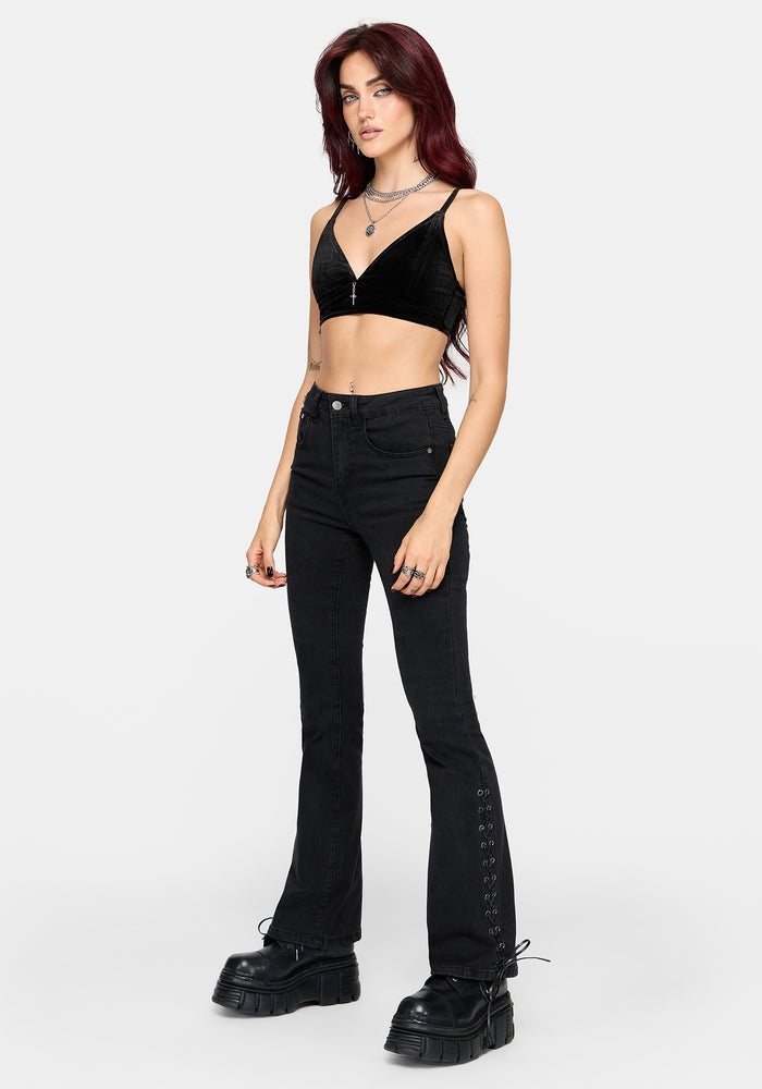 Unholy Velour Bralet