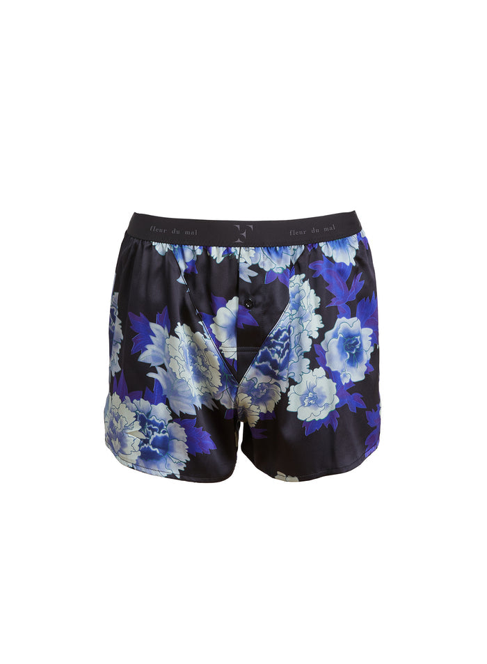Unisex Boxer Short-tokyo rose-flat