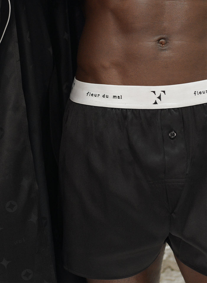 Unisex Boxer Short-black
