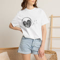 Unisex Garment-Dyed Anime Design T-shirt