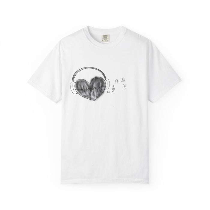Unisex Garment-Dyed Anime Design T-shirt