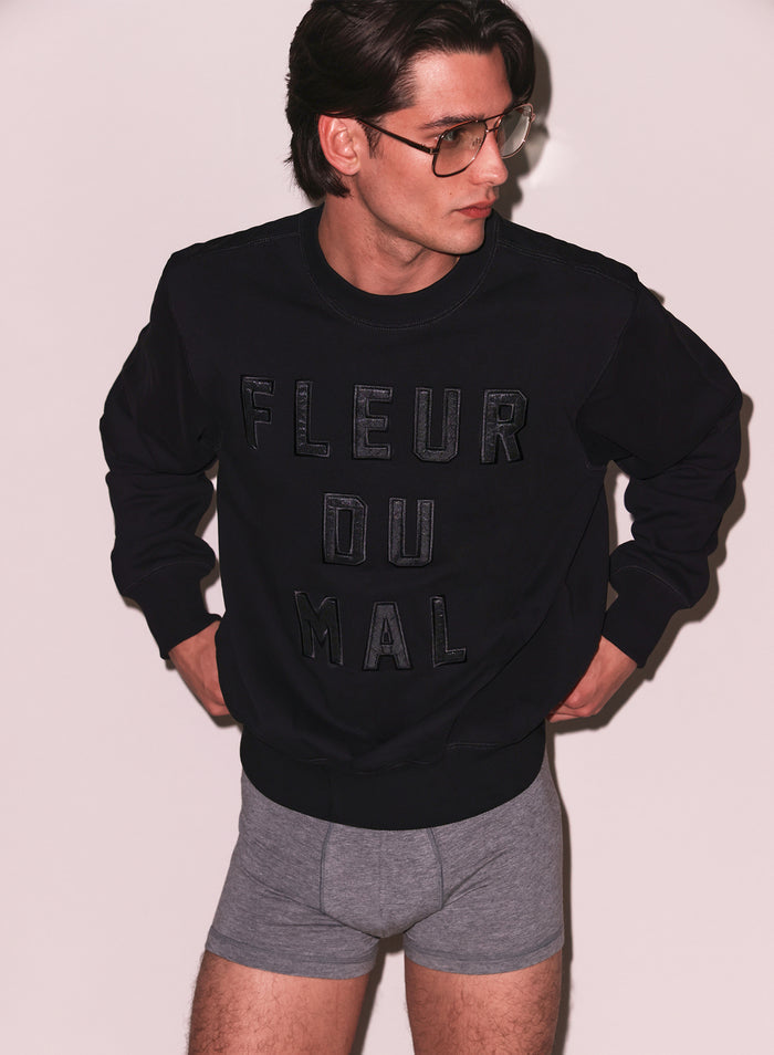 Unisex Logo Sweatshirt-black
