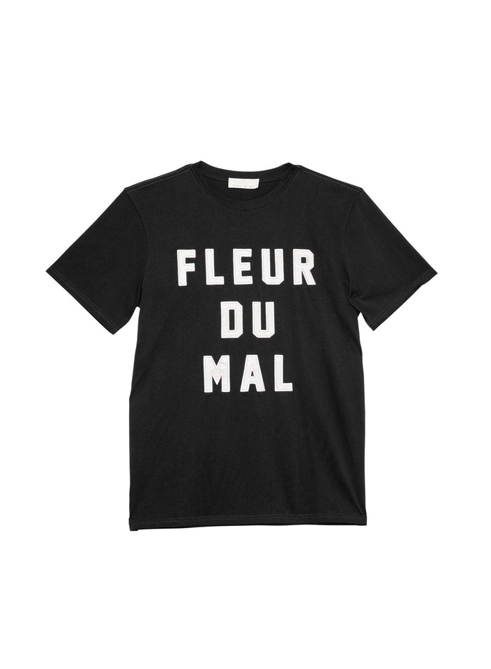Unisex Logo Tee-black-Fleur du Mal-flat