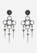 Vanthrax Chainmail Sword Drop Earrings