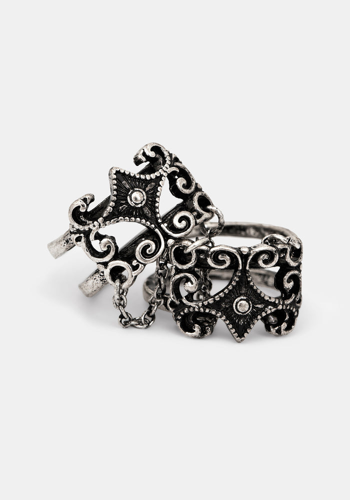Velma Chain Linked Ring Set