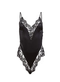 Venus Lace Teddy-black-flat