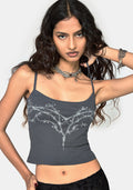 Vertex Barbed Wire Print Cami Top