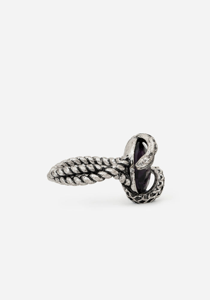 Visska Snake Stone Ring