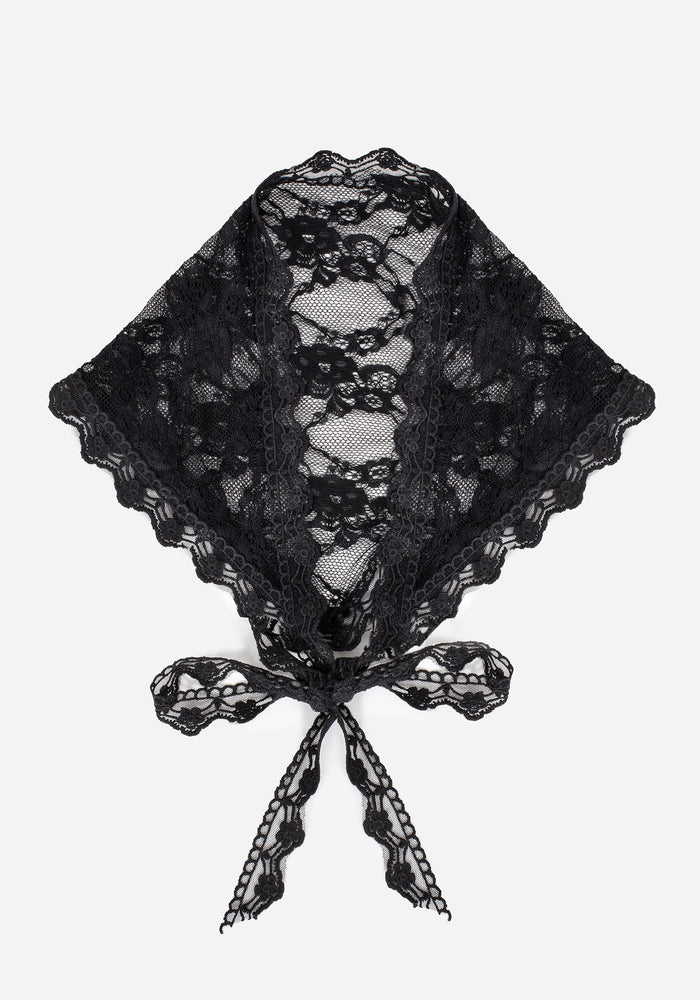 Vivilla Lace Triangle Scarf