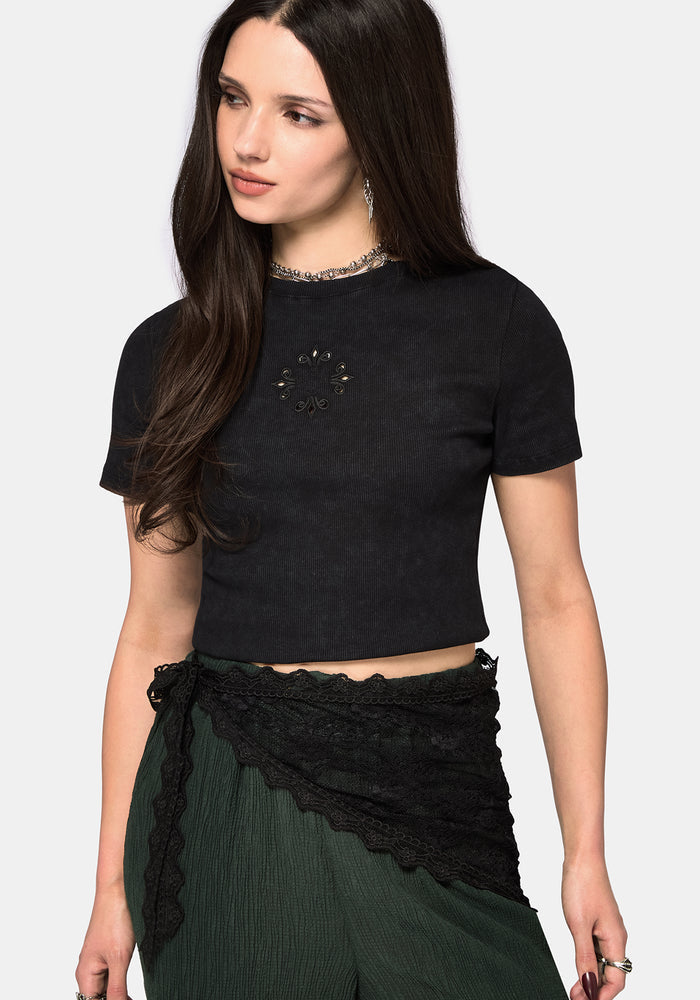 Vivilla Lace Triangle Scarf