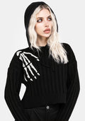 Volar Embroidered Knit Hoodie