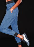 Warm Up Track Pant-storm blue-Fleur du Mal