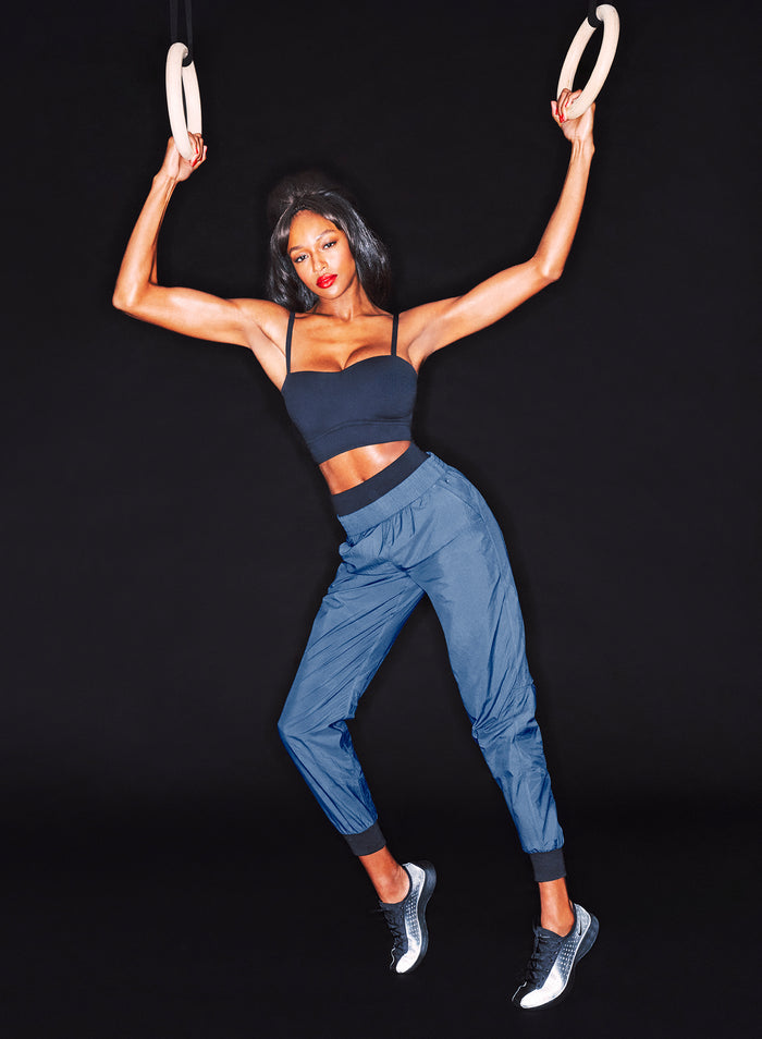 Warm Up Track Pant-storm blue