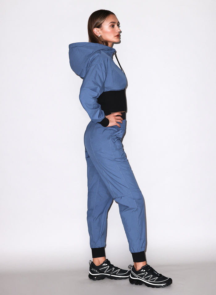 Warm Up Track Pant-storm blue