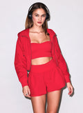 Warm Up Jacket-raspberry jam