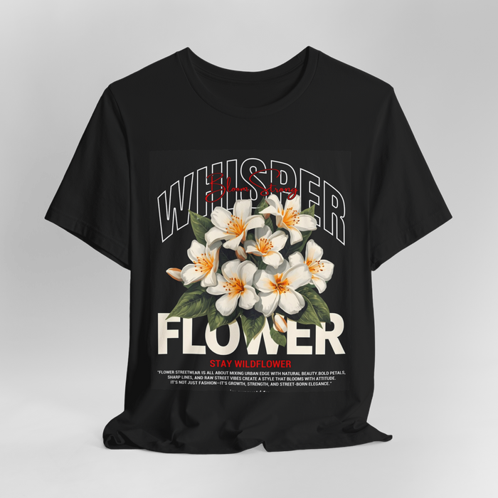 Whisper Flower Tee — Vintage Floral Graphic T-Shirt