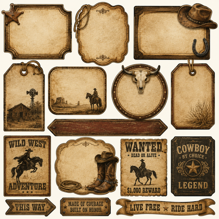 Wild West Scrapbook Kit