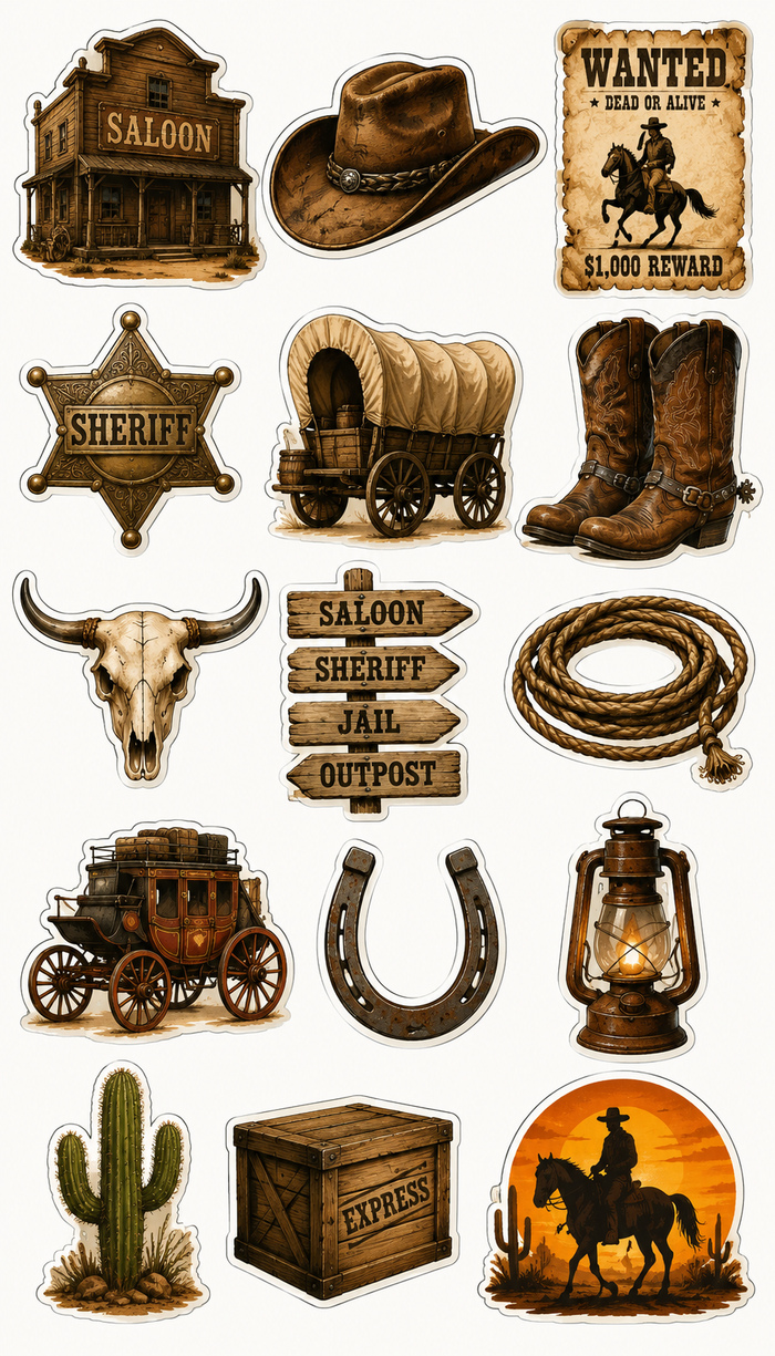 Wild West Scrapbook Kit