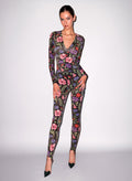 Wildfleur Stirrup Legging-wildflower print-Fleur du Mal