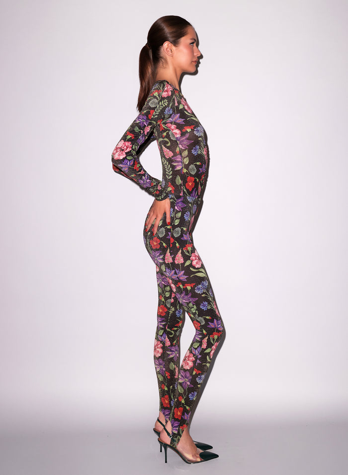 Wildfleur Stirrup Legging-wildflower print