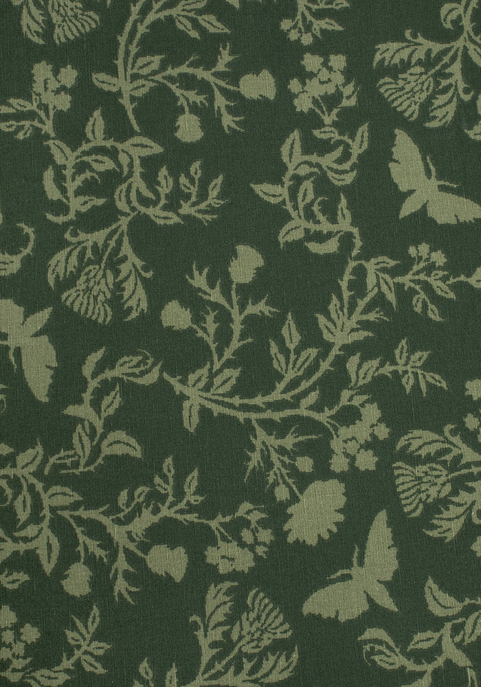 Wildwood Floral Print Cotton Bedding Set - US Queen