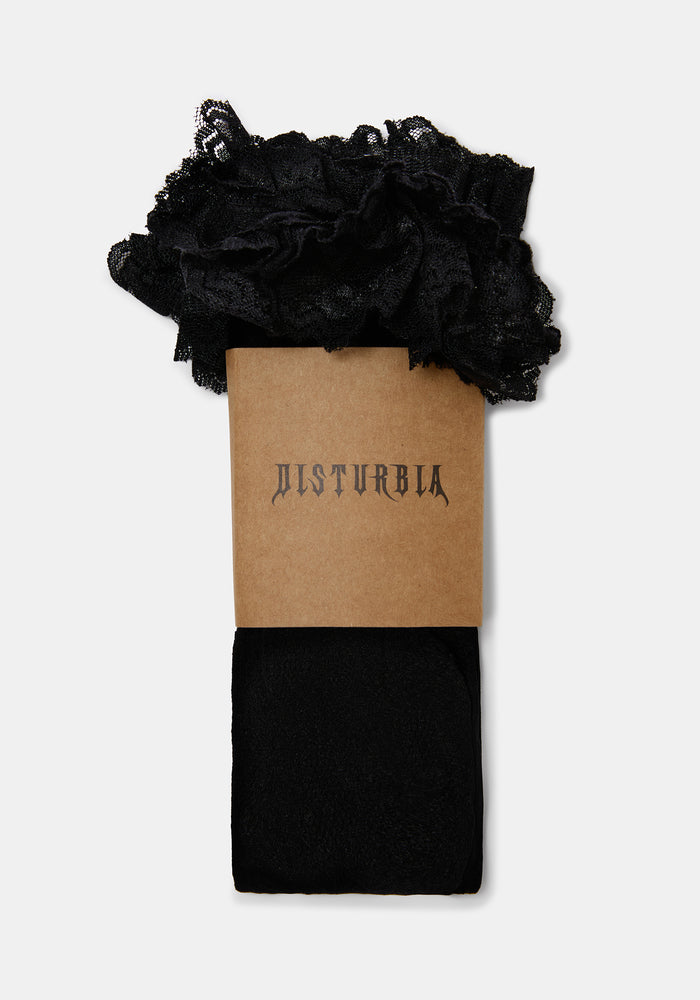 Wispin Lace Frill Long Stockings