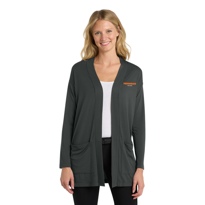 Women's Cardigan - LK5434 - Freedman - Full Color Logo