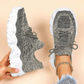 Women's Four Seasons Leisure Flying Weaving sneaker