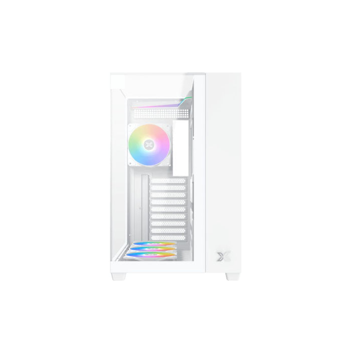 Xigmatek Aqua V Mid Tower Case , 7 Fan - White