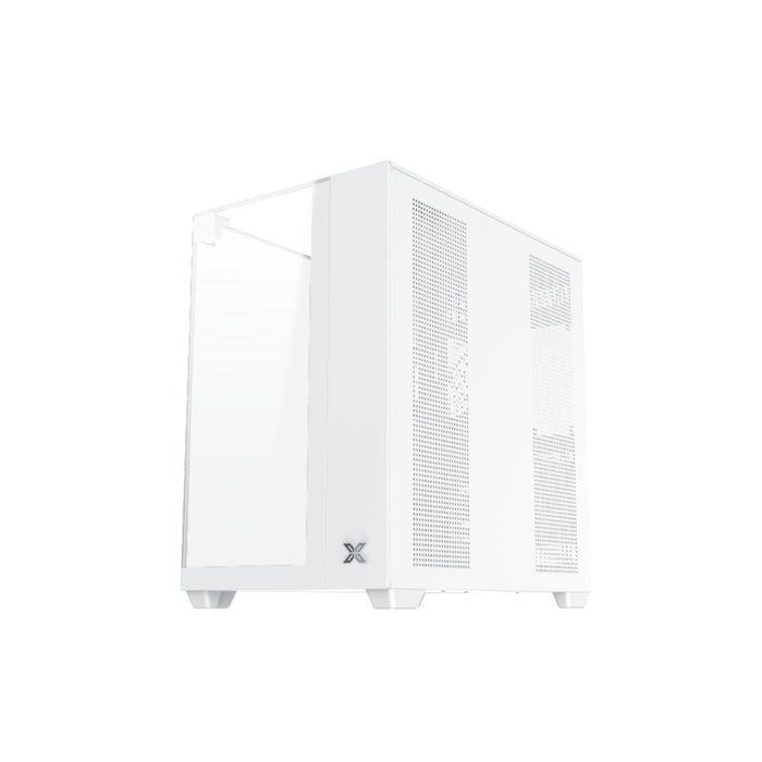 Xigmatek Aqua V Mid Tower Case , 7 Fan - White
