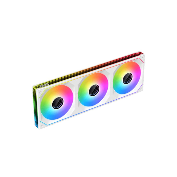 XIGMATEK INFINITY SF360 Digital Arctic 120mm 3-Fan Pack - White