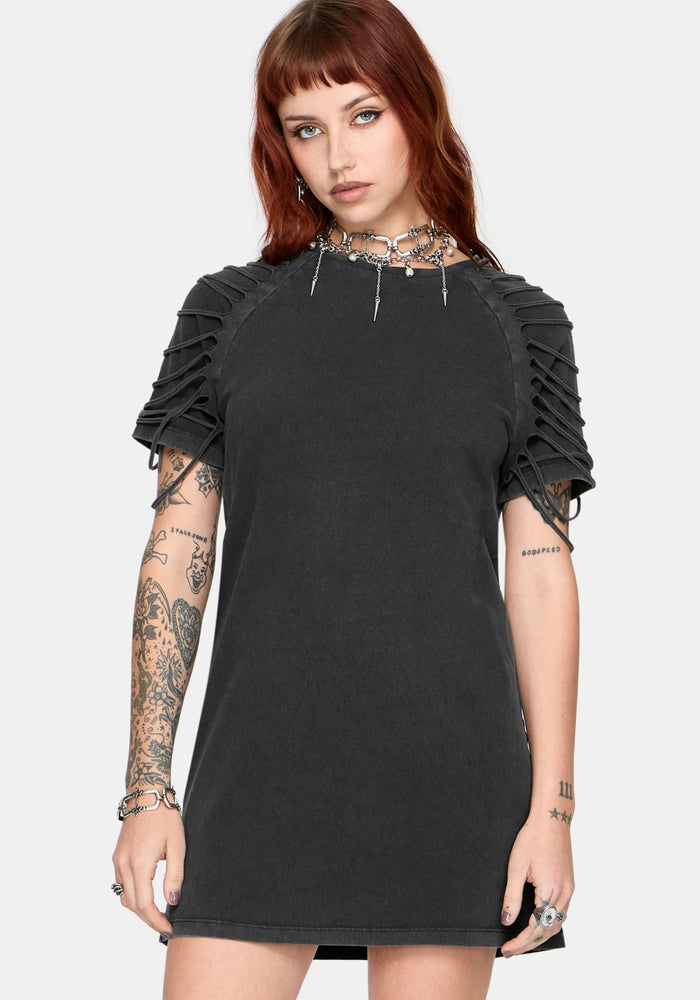Zuri Distressed Mini Dress